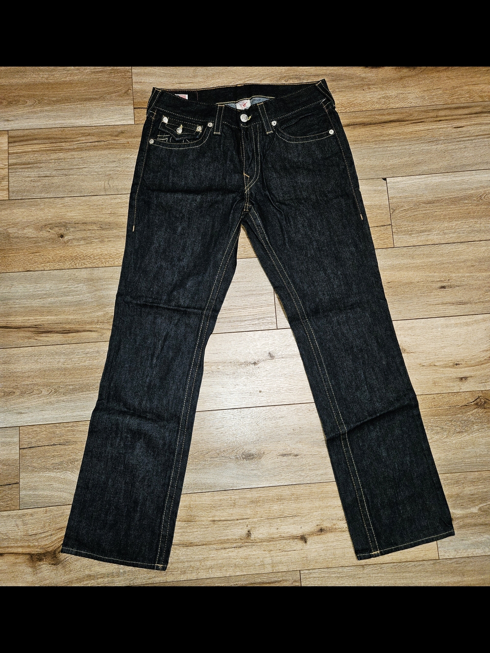 Men's Dark Indigo Straight Fit Jeans Ricky 33x34